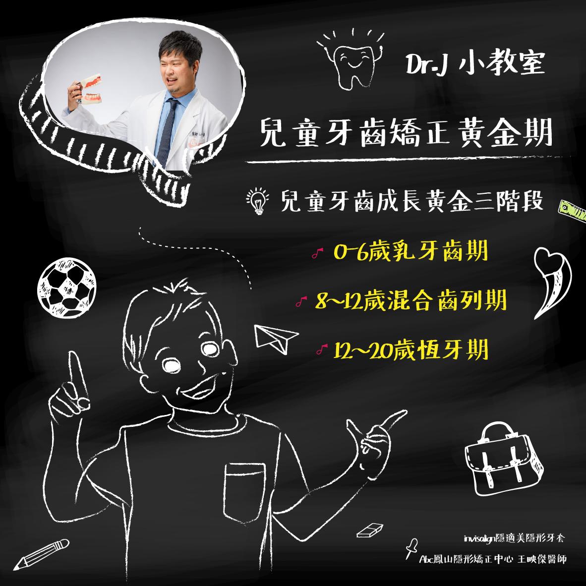 You are currently viewing Dr.J 小教室：兒童牙齒矯正黃金期